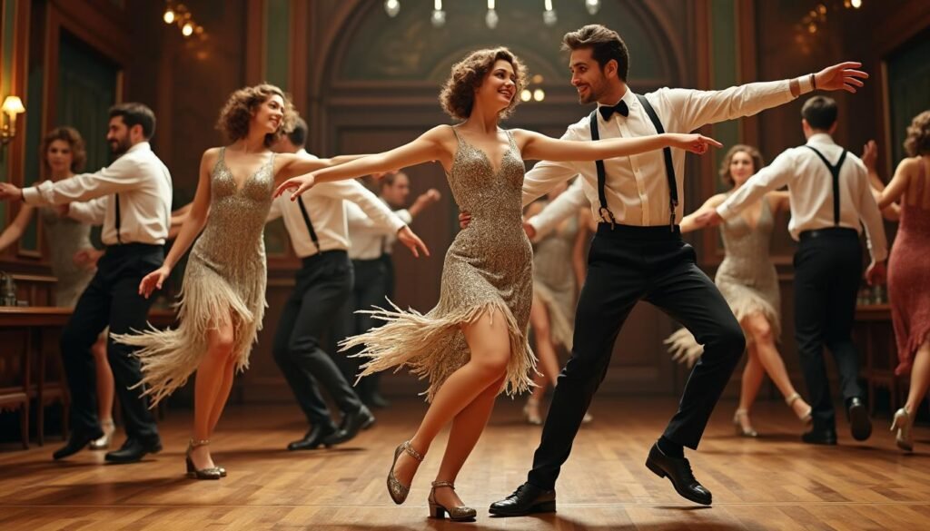 découvrez la danse charleston, un style énergique et festif des années 1920, parfait pour s'amuser et apprendre des mouvements emblématiques du jazz.