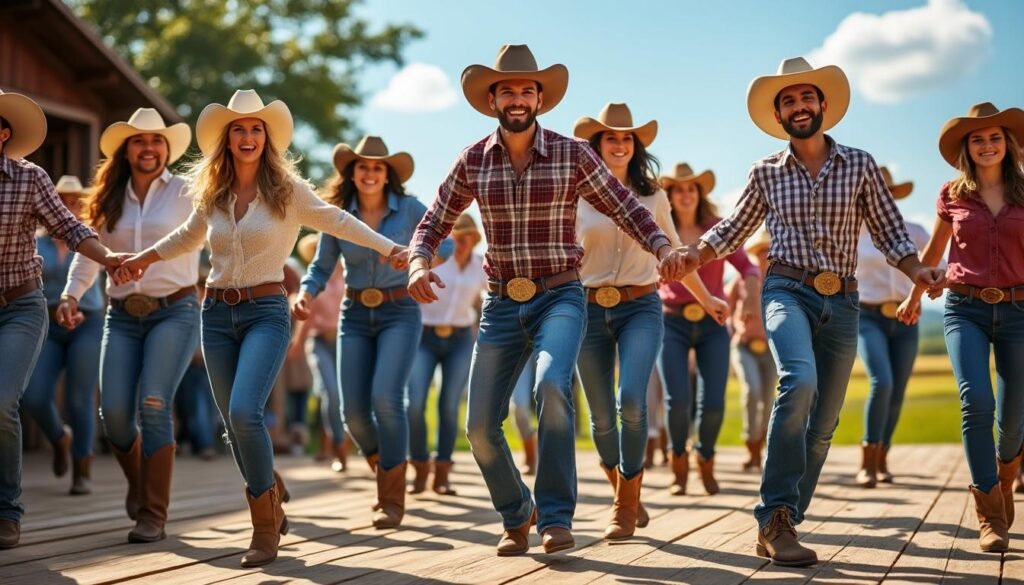découvrez la joie de la danse country line dance, une danse en ligne dynamique et conviviale qui vous fera bouger au rythme de la musique country. parfait pour tous les niveaux, apprenez les pas et partagez des moments de plaisir entre amis.