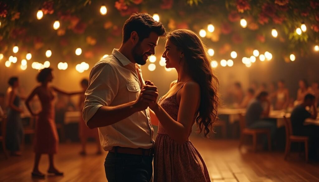 découvrez la danse forró, une danse brésilienne rythmée et conviviale qui invite au mouvement et à la joie. parfaite pour tous les niveaux, rejoignez nos cours et laissez-vous emporter par cette tradition festive.