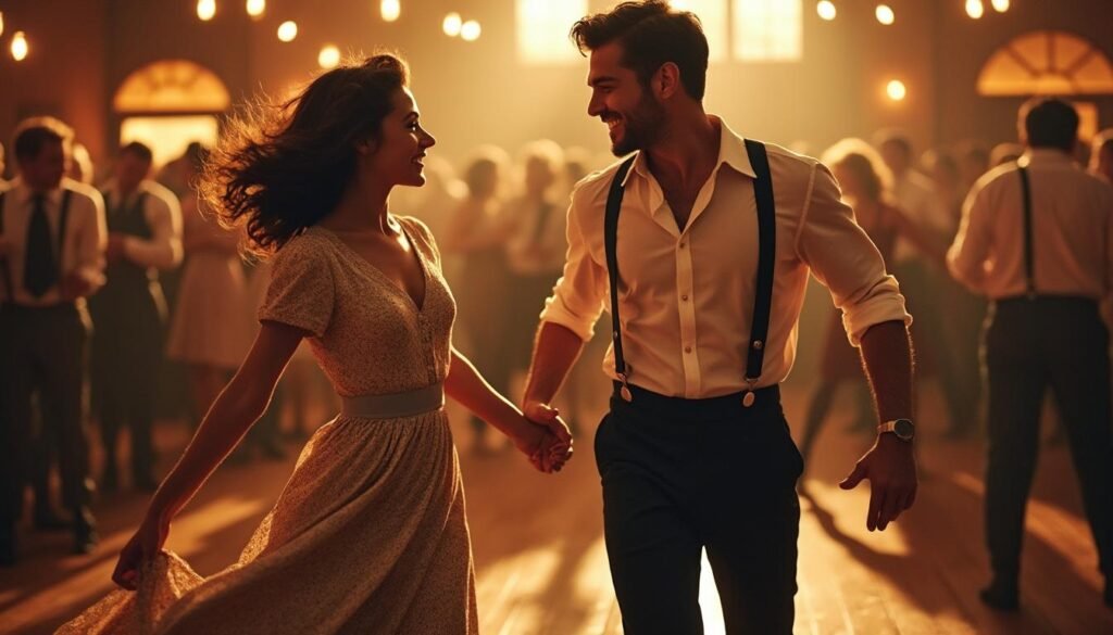 découvrez la danse lindy hop, un style swing énergique et joyeux qui vous invite à bouger au rythme du jazz des années 30 et 40. parfait pour tous les passionnés de danse et de musique vintage.