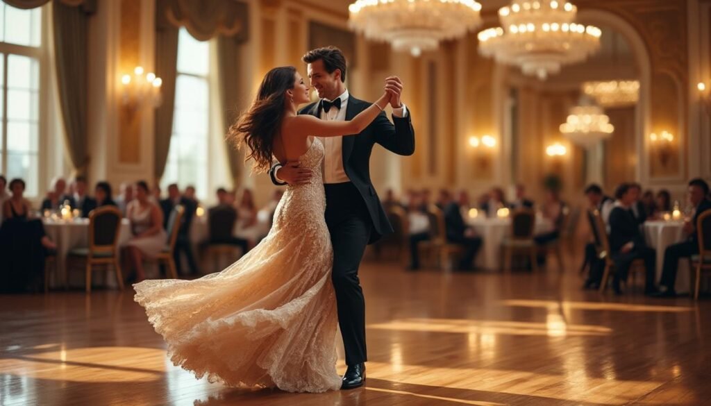 découvrez l'élégance et la vivacité de la danse quickstep, un style de danse de salon dynamique alliant rapidité et grâce pour des performances captivantes.