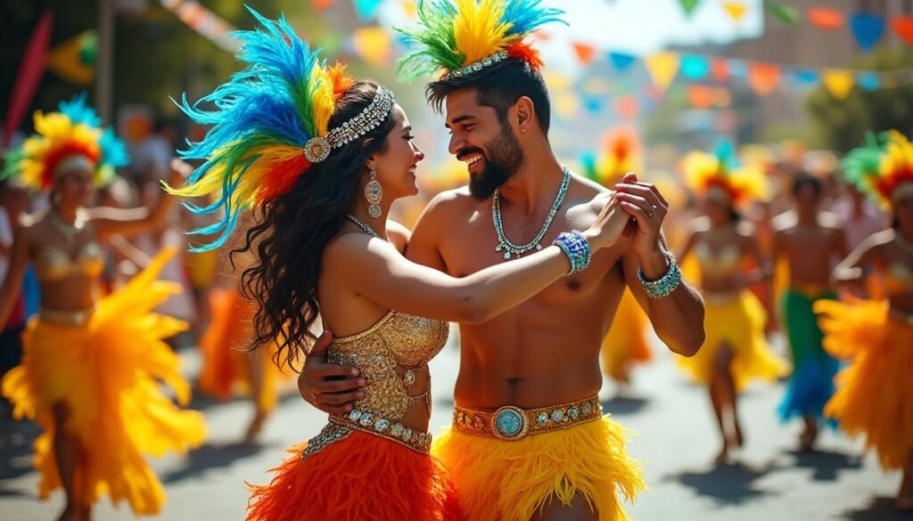 découvrez la danse samba, un style rythmé et énergique venu du brésil, parfait pour apprendre les pas, améliorer votre coordination et profiter de la musique entraînante.