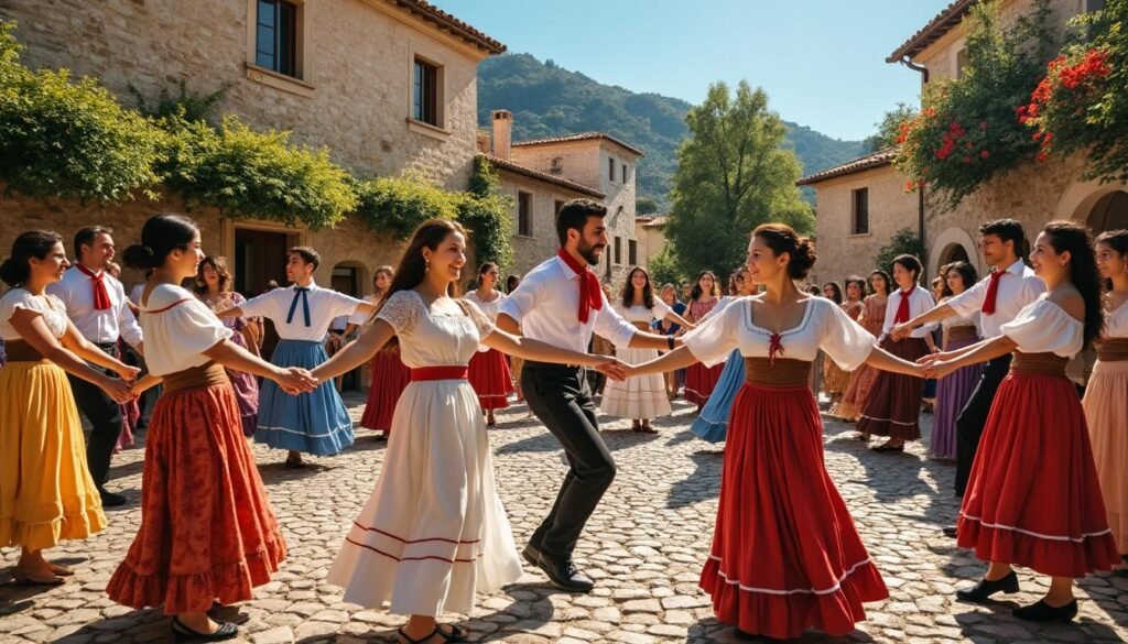 découvrez la danse sardane, une tradition catalane riche en histoire et en convivialité. participez à ce cercle de danse populaire qui rassemble communautés et passionnés autour de rythmes entraînants.