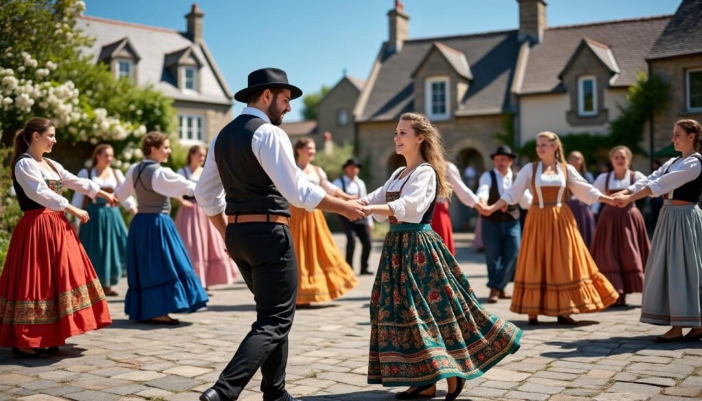 découvrez les danses bretonnes traditionnelles telles que l'an dro, la gavotte et bien d'autres, au cœur de la culture celtique de bretagne.